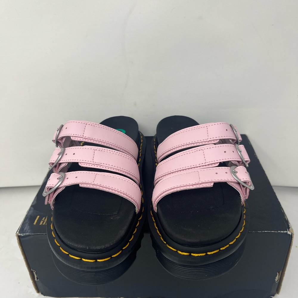Dr Marten Blair Slides pink straps - Picture 2 of 8